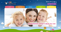 Desktop Screenshot of kidsandfamilydental.com